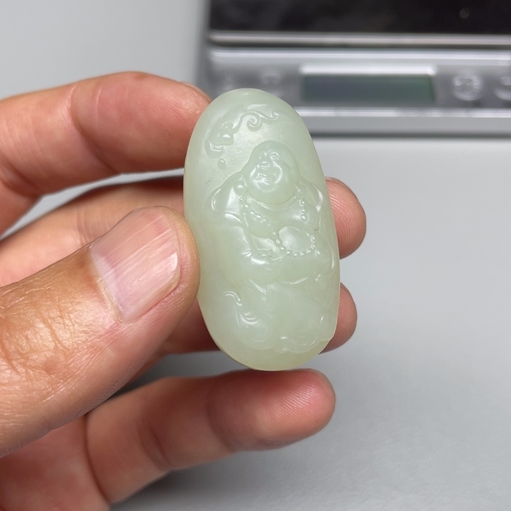 和田玉吊坠(不含链)未镶嵌路**回