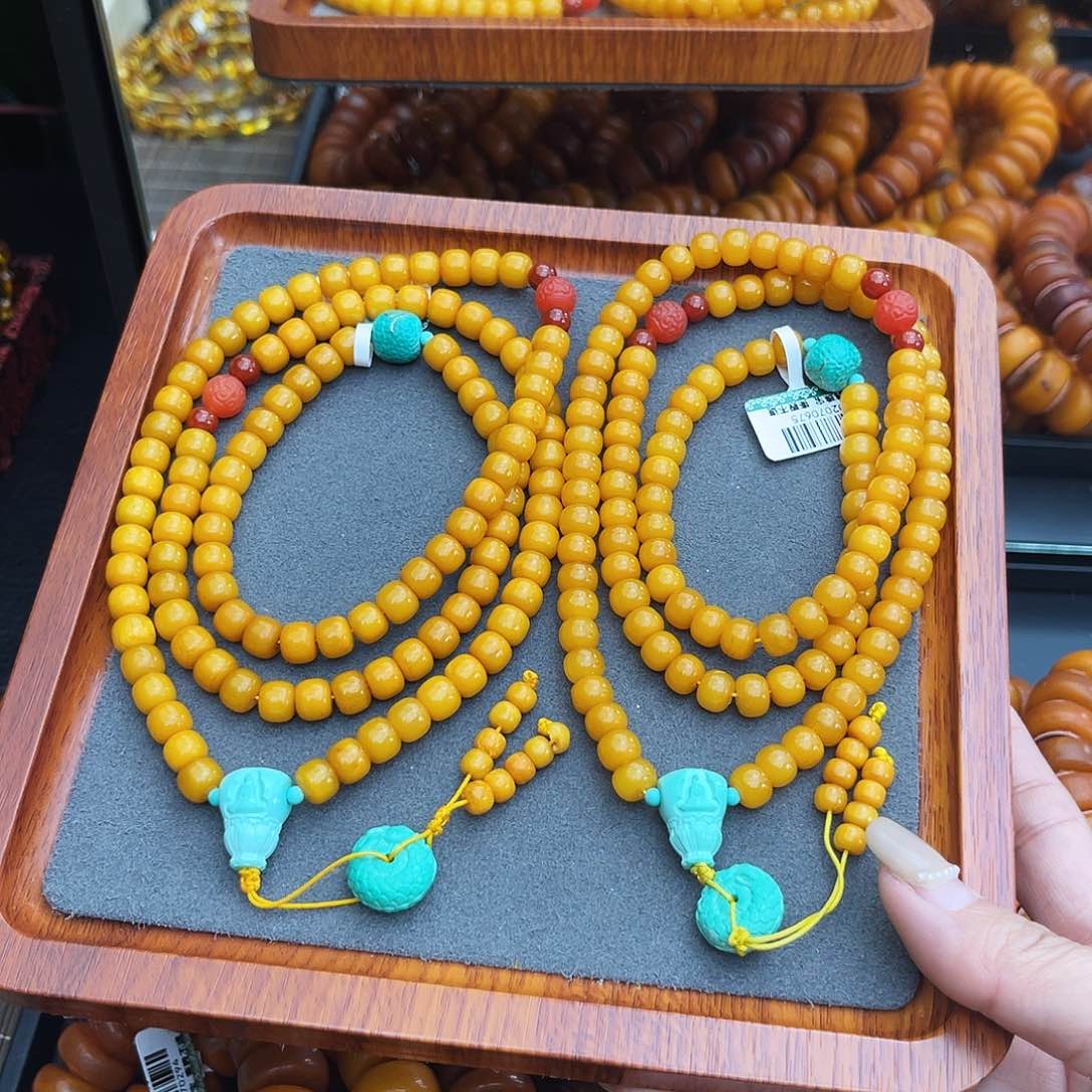 琥珀手链未镶嵌7m108 多样性发其一