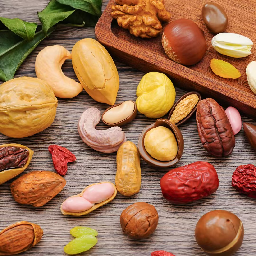 现场拆（坚果食玩）仿真微缩对对碰手工配件益智玩具摆件车载网红