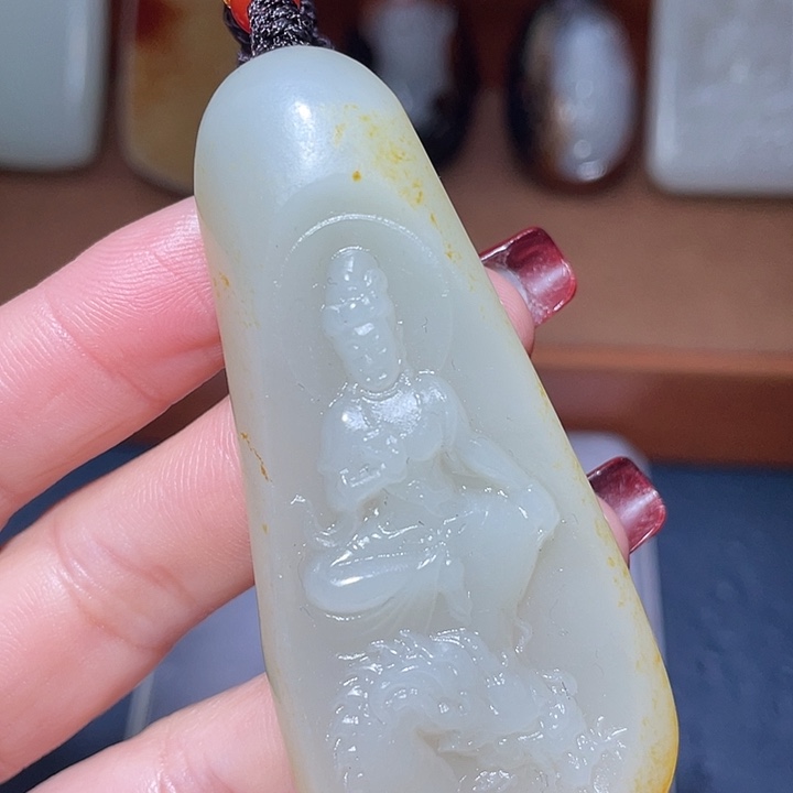 和田玉未镶嵌颈饰X7 