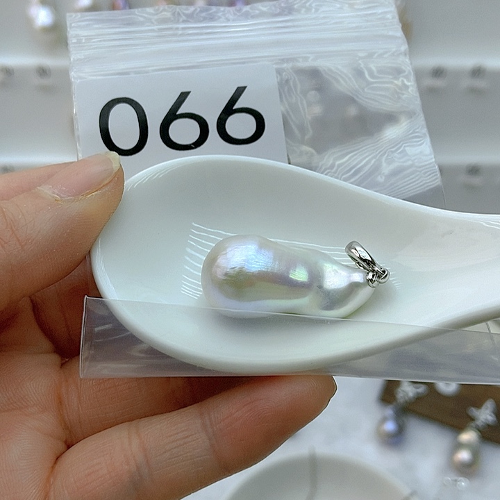 淡水珍珠颈饰银S925镶嵌