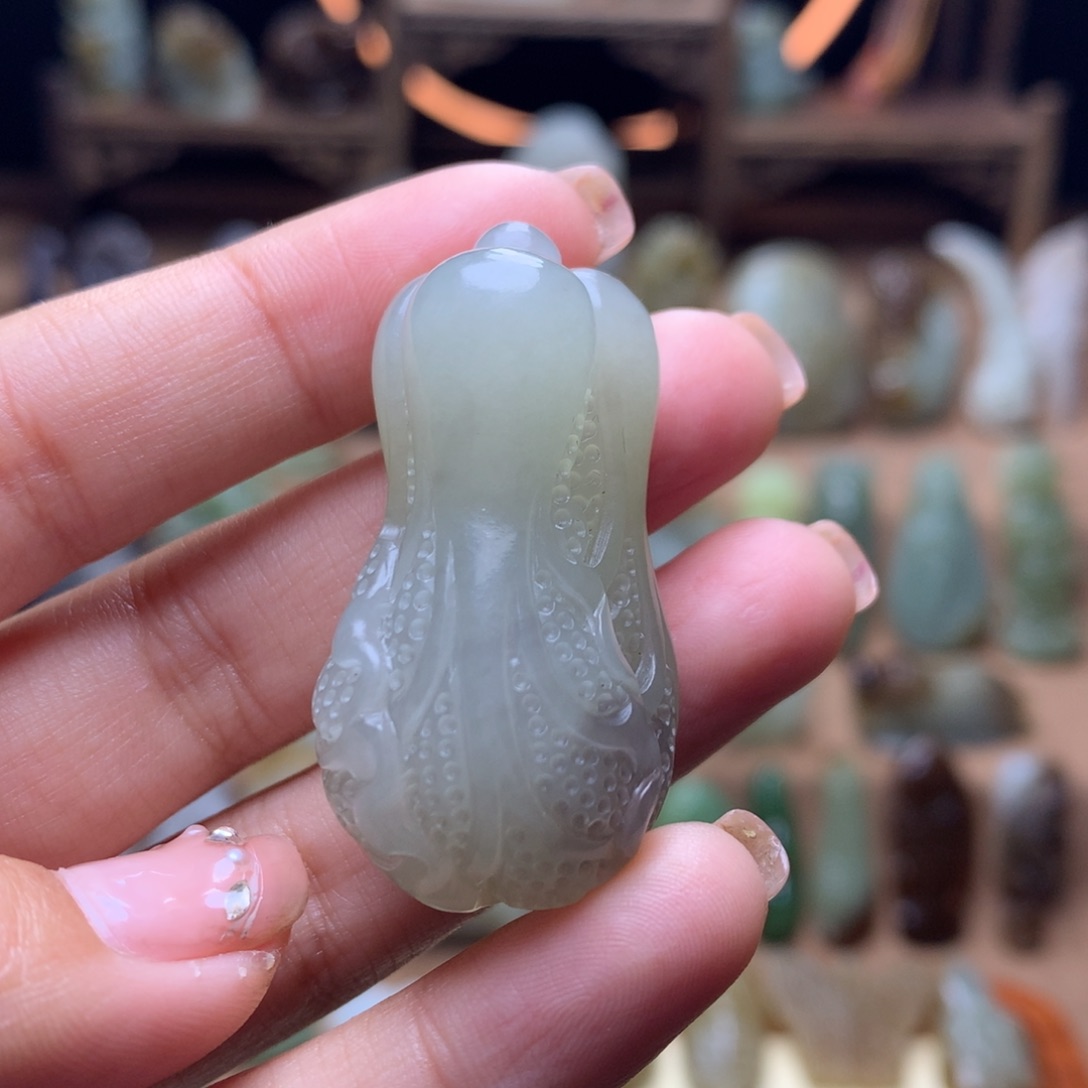 和田玉挂件未镶嵌生****强