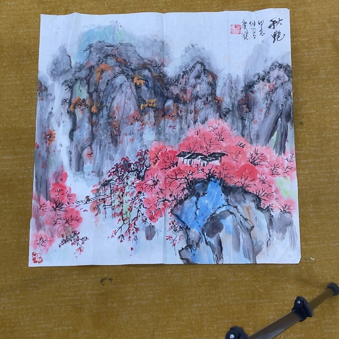 国画绘画高老师6666五十尺寸