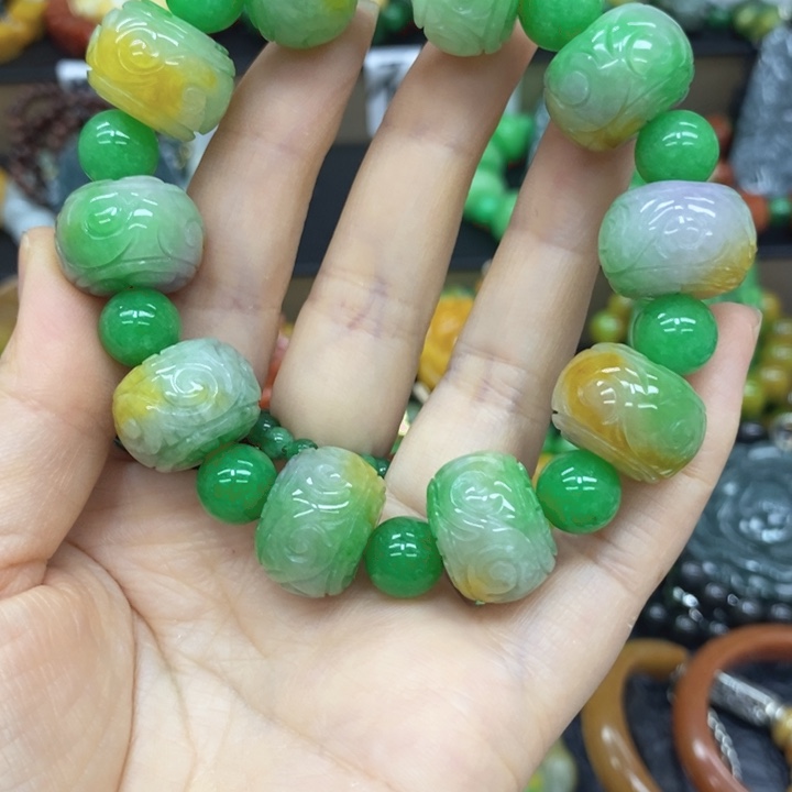 ****S未镶嵌手链翡翠手链7