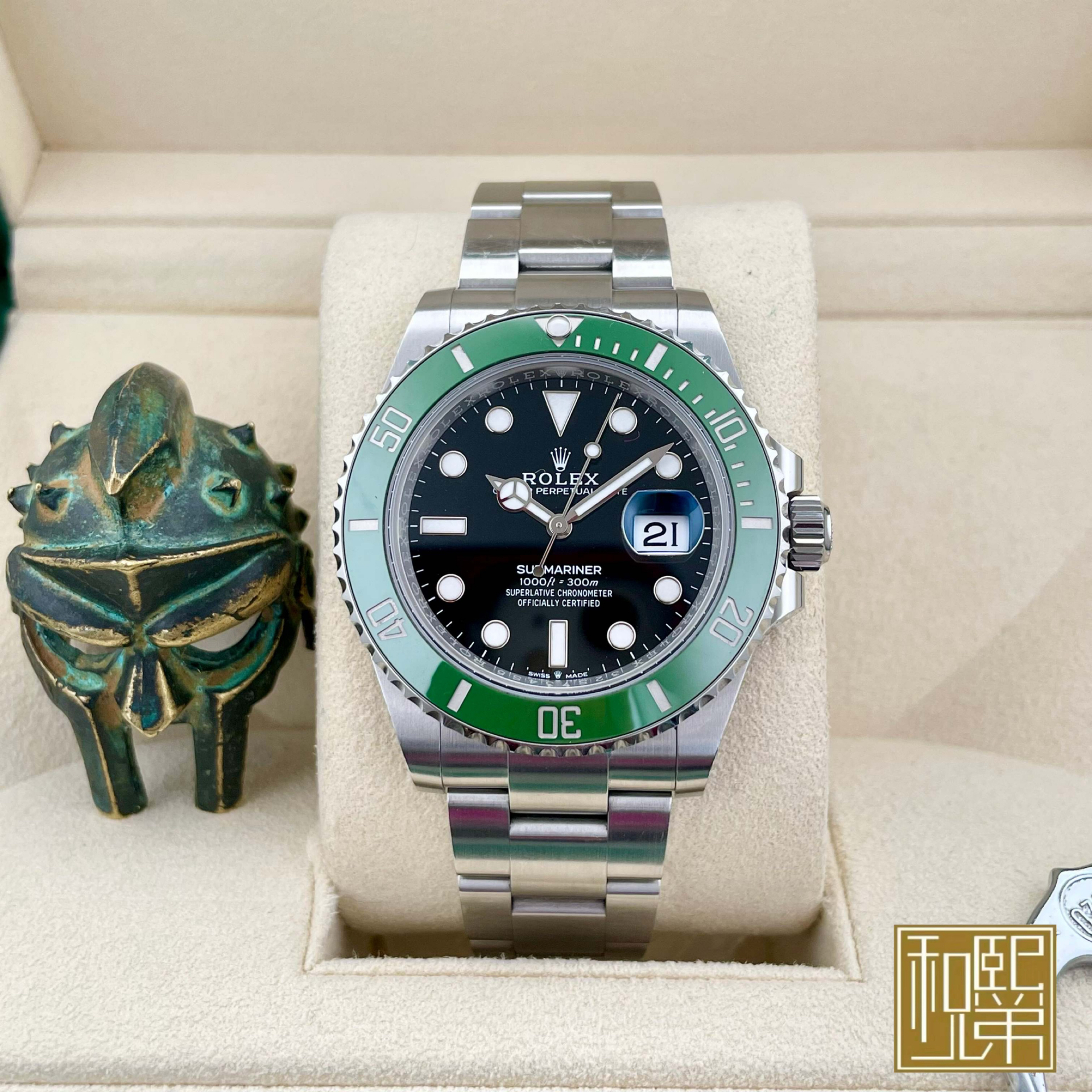 95新 Rolex/劳力士 潜航者/m126610lv-0002/三代绿水鬼/24全/41