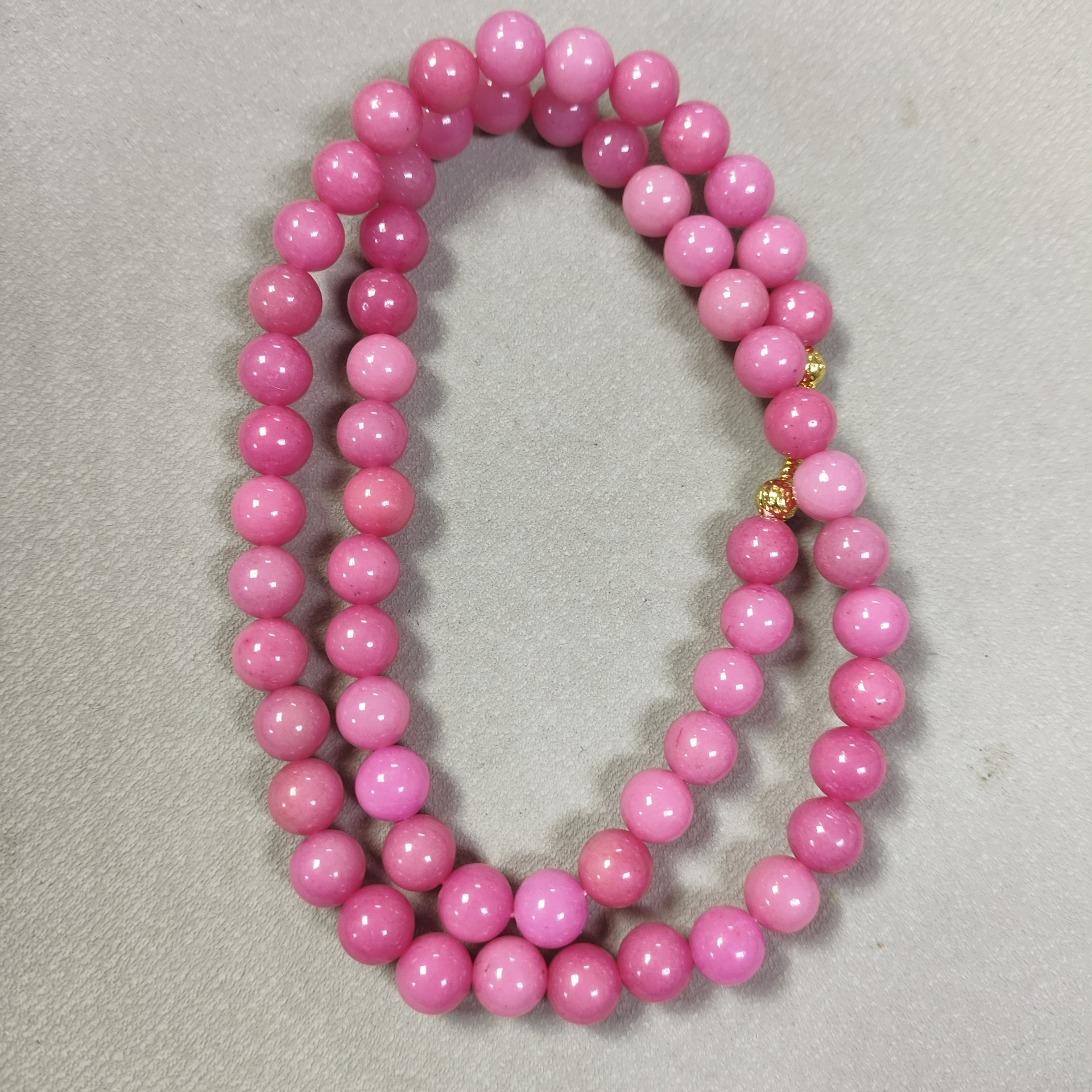 1055号卡8mm粉色妈妈链项圈