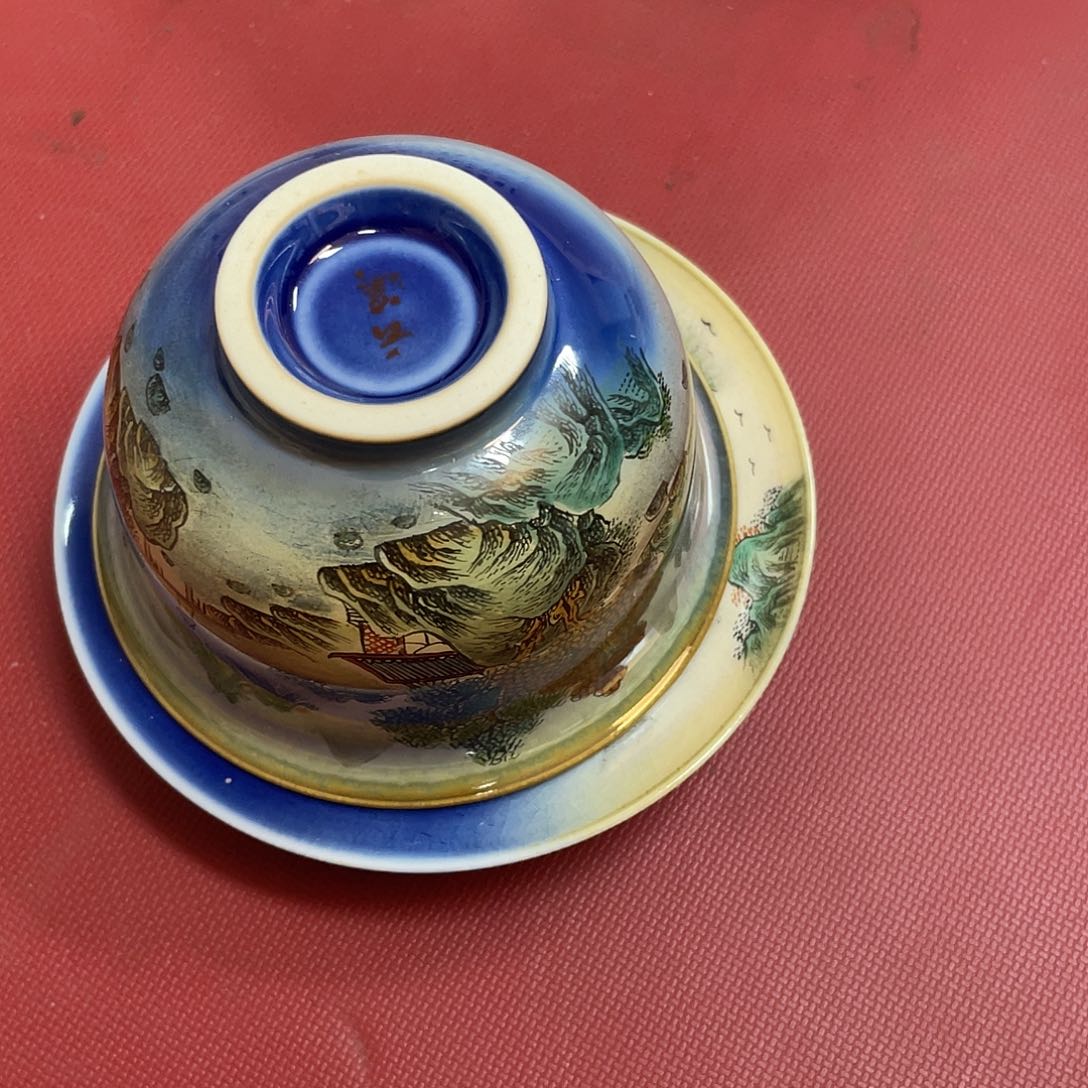 心**青景德镇陶瓷手工杯