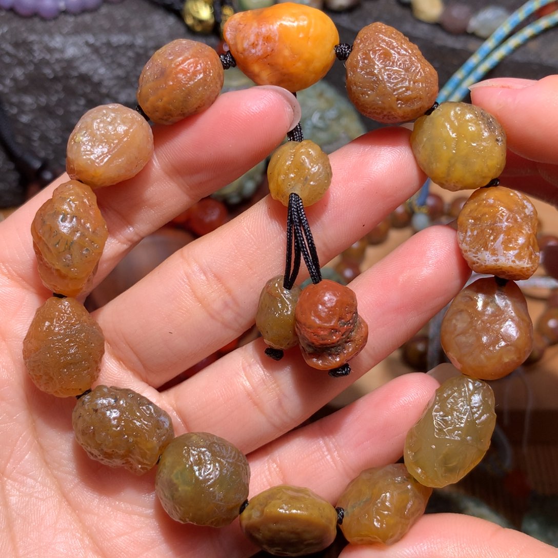 未镶嵌玛瑙/玉髓珠宝半成品