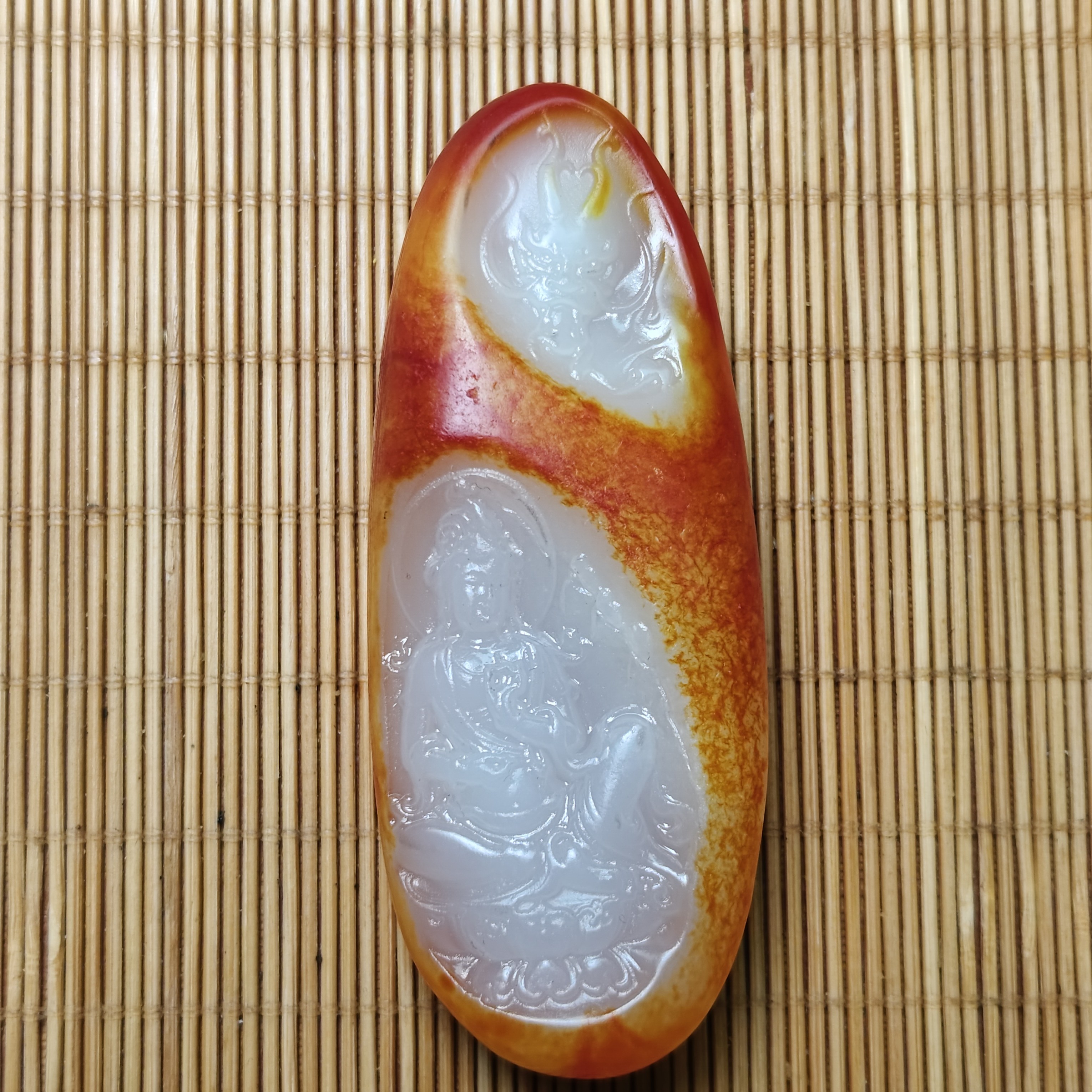 新疆和田玉玉龙观音111克