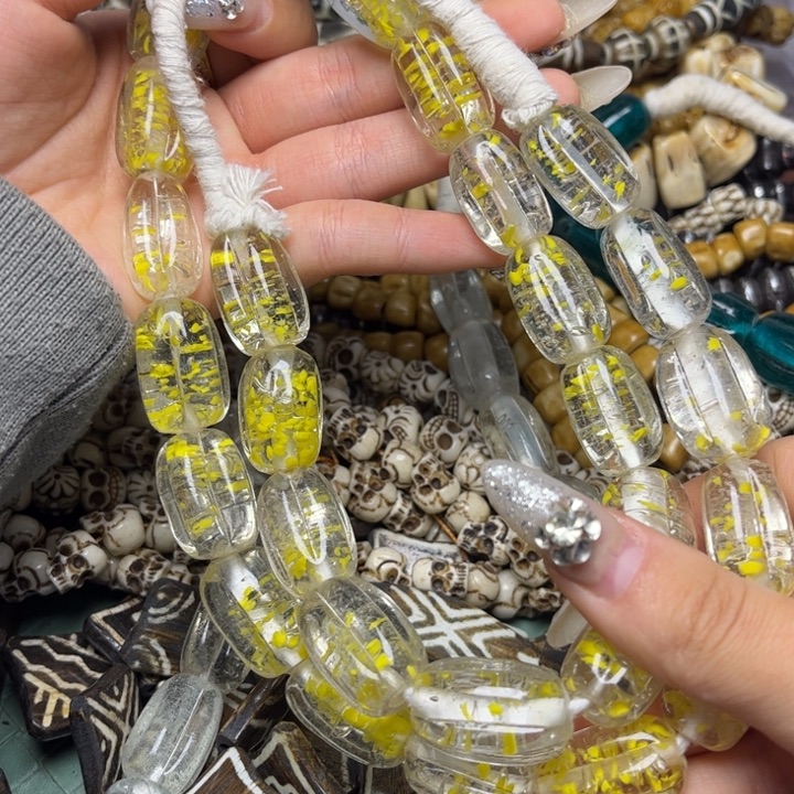 玻璃颈饰3768 琉璃一条