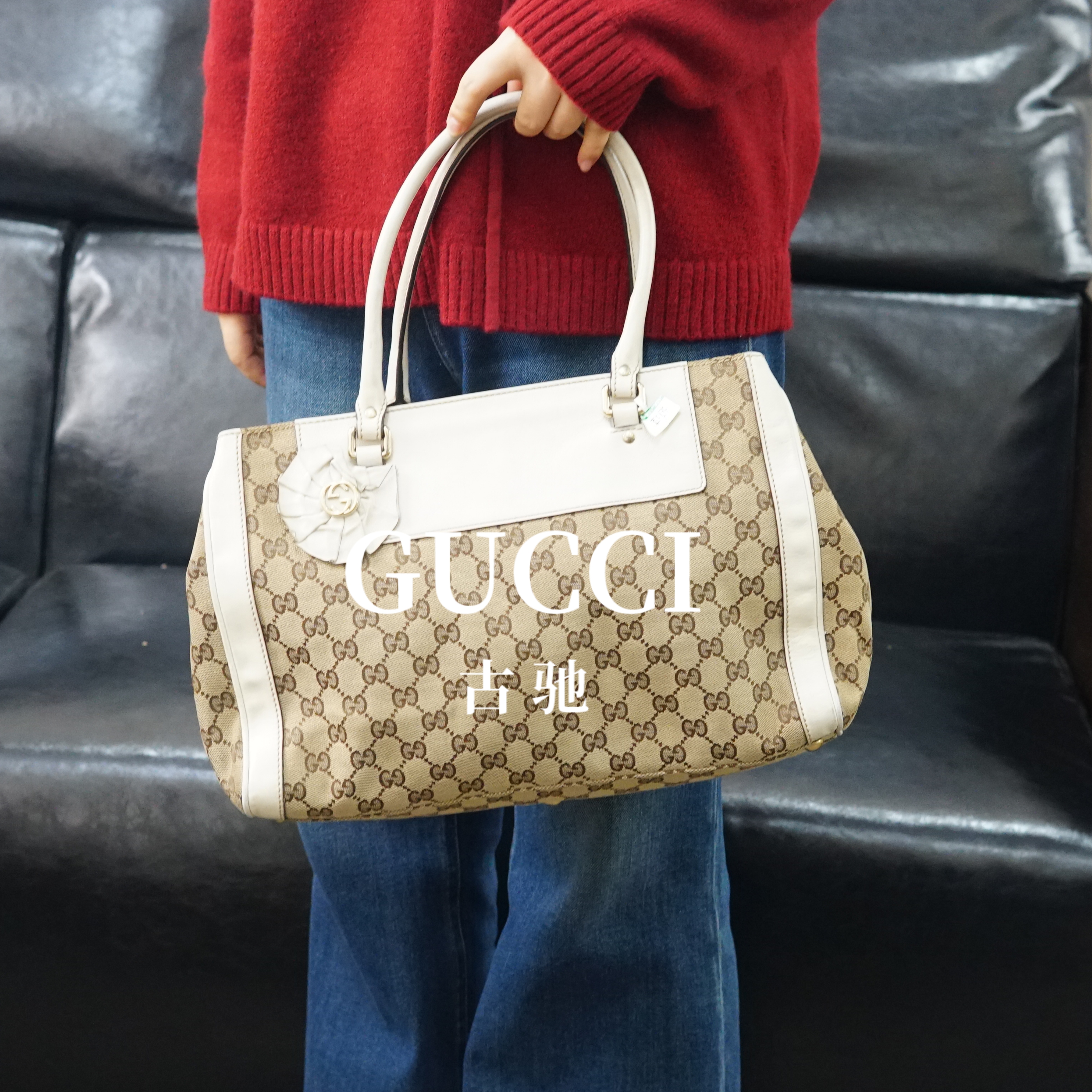 95新 GUCCI/古驰 老花单肩包/AD01321033/1033