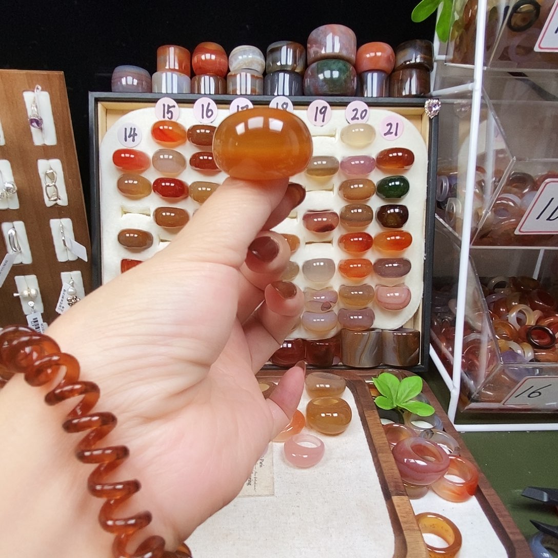 *****玛瑙/玉髓未镶嵌戒指