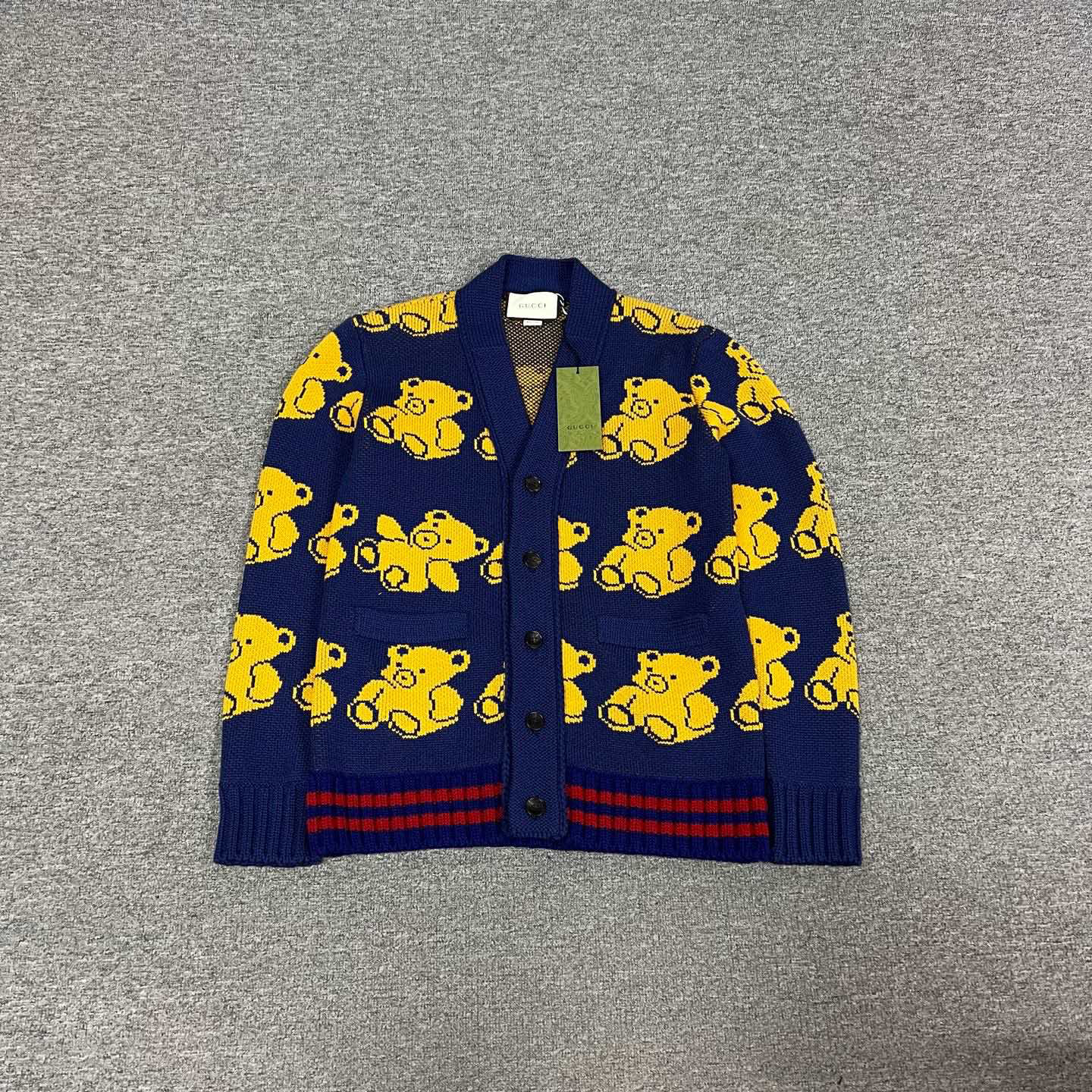 99新 GUCCI/古驰 Gucci 小熊 针织 开衫 xs码