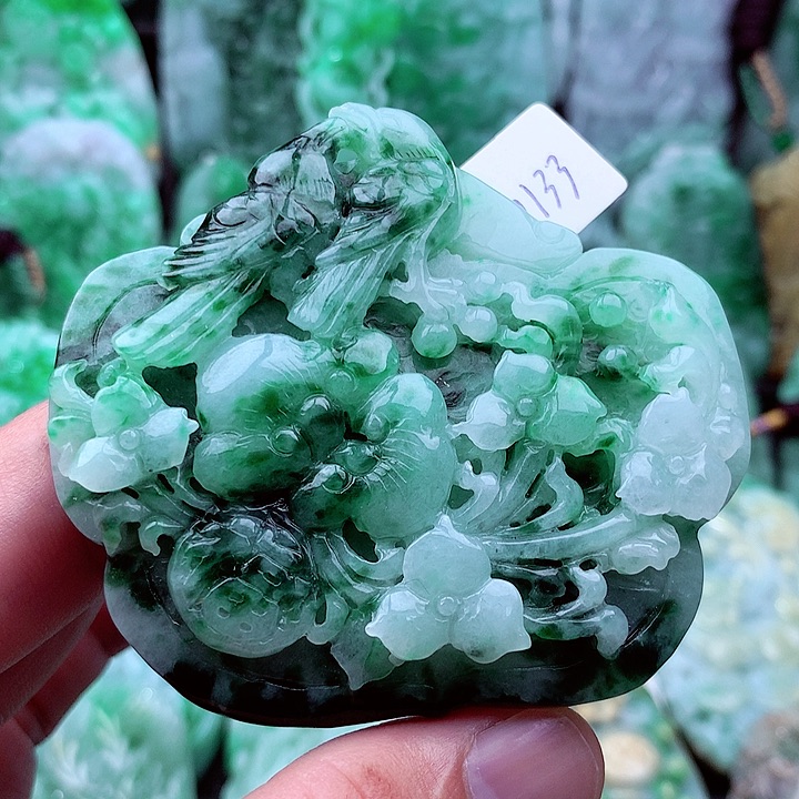 翡翠吊坠(不含链)未镶嵌