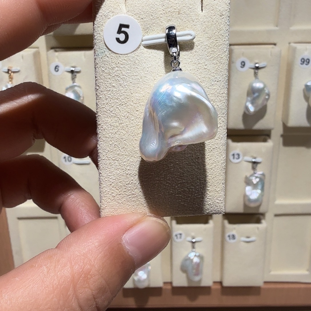 吊坠(不含链)合金淡水珍珠
