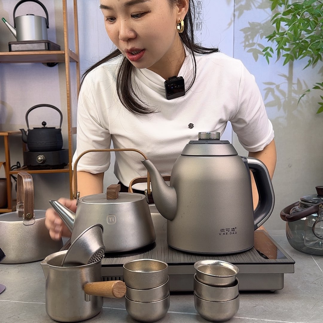 阿***丁微可道纯钛煮茶器