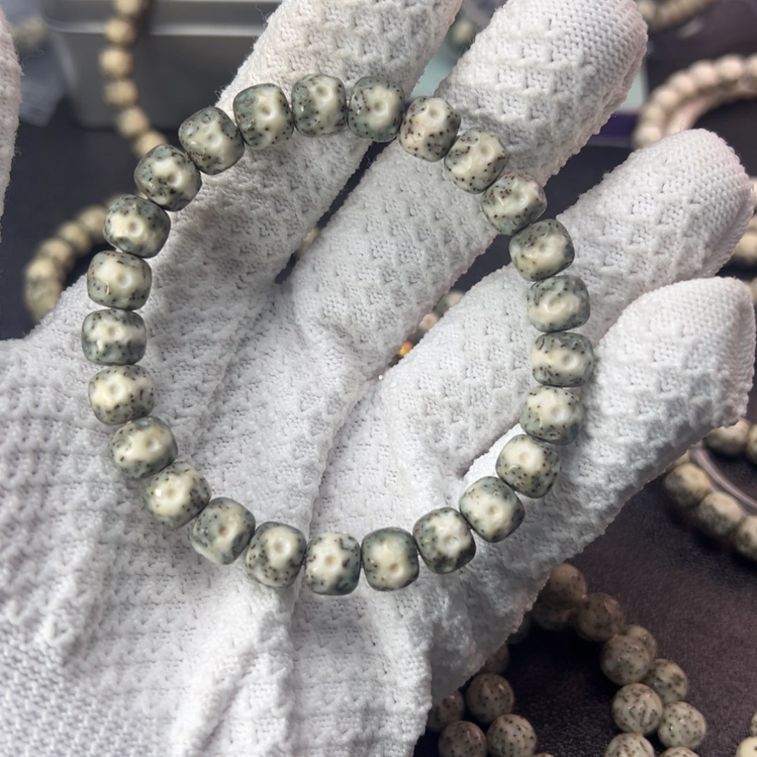 星月菩提手串仟语深坑青花瓷9