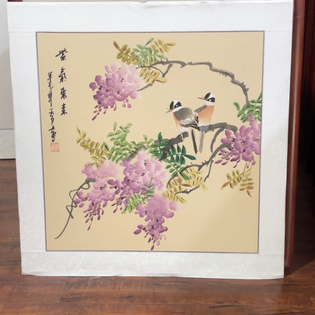 国画带框尺寸63*63厘米