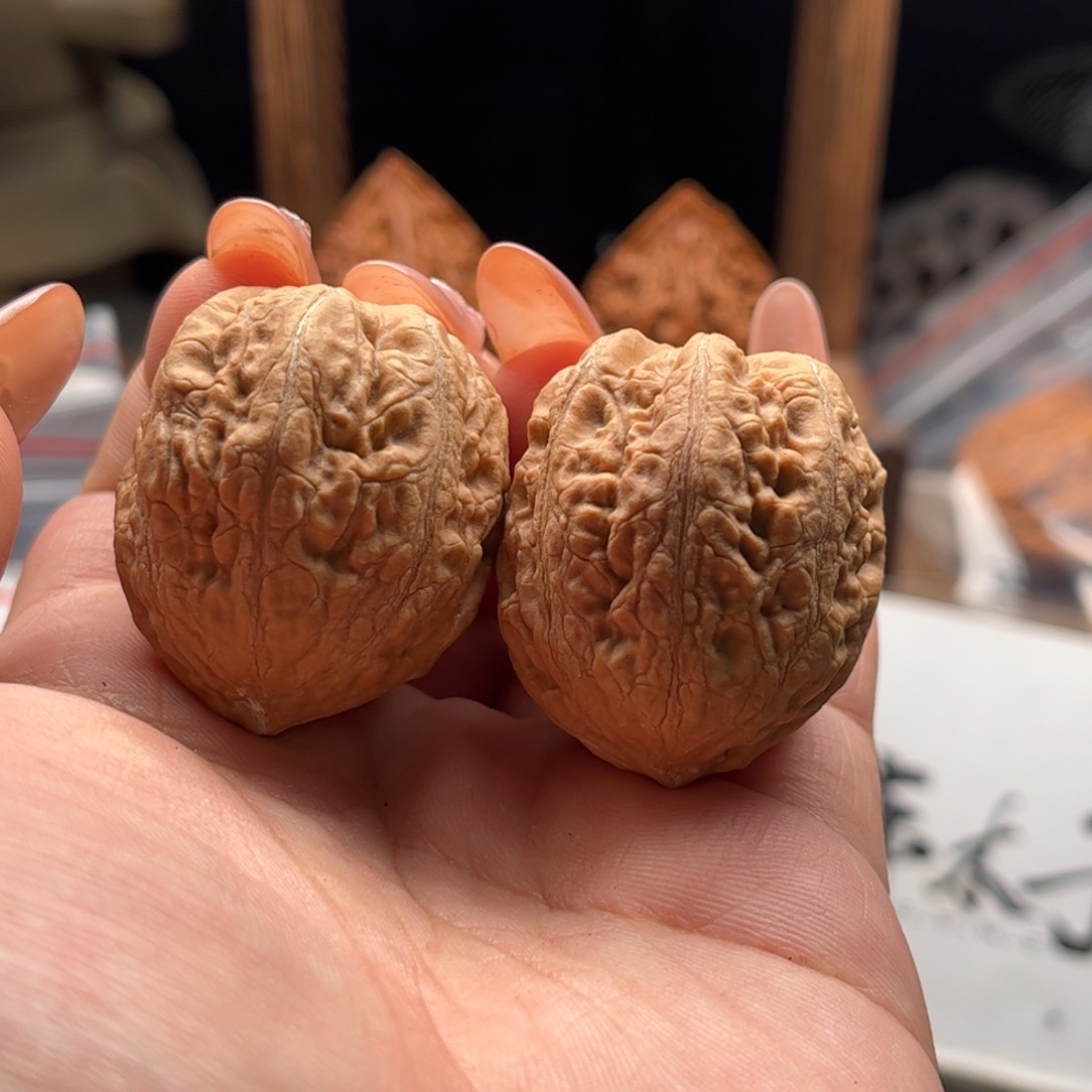 文玩核桃把件关东木子家楸大胖8