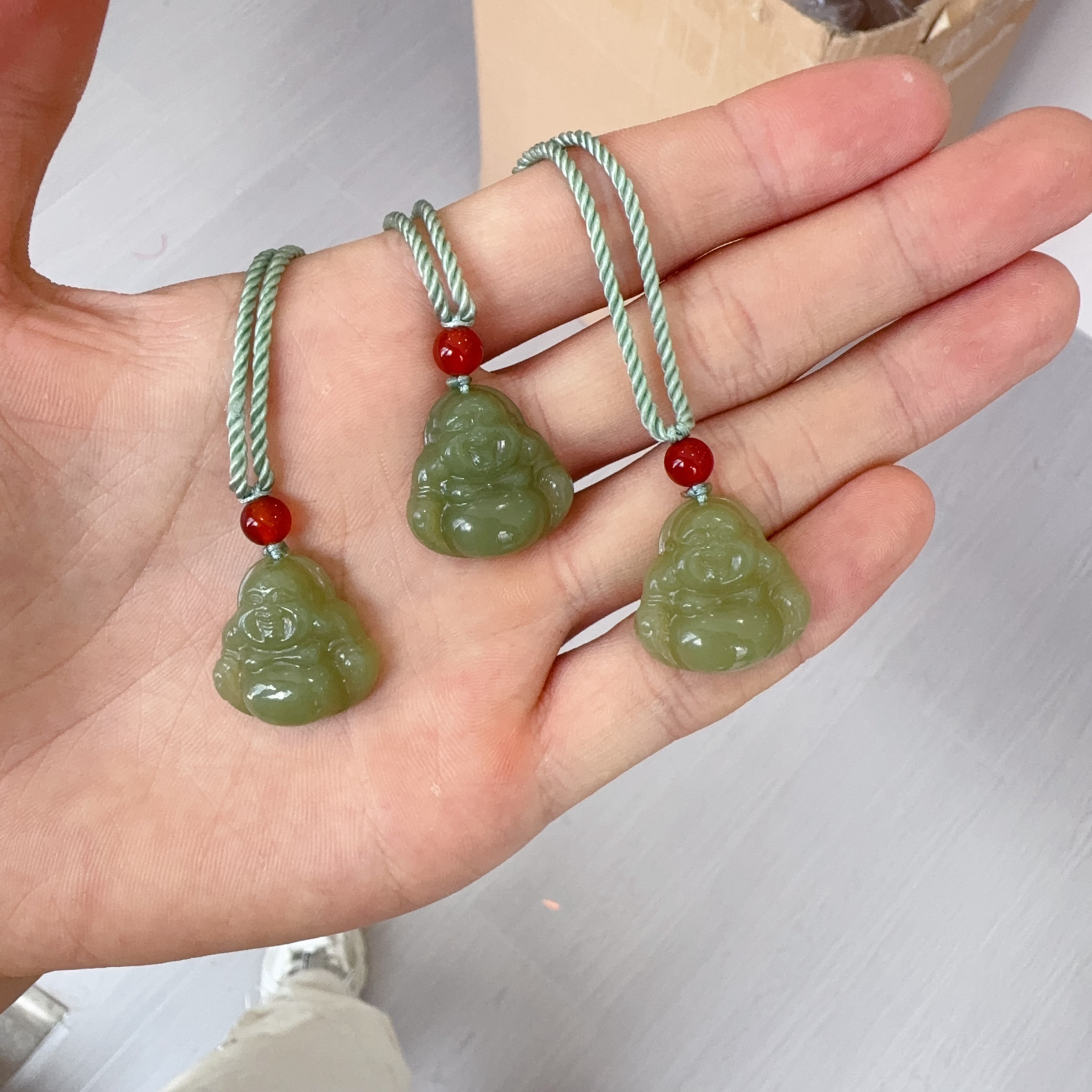 天然和田玉佛公吊坠约22-23mm左右多样性发其一ly