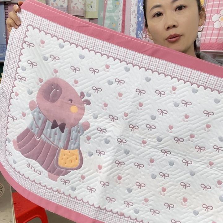 棉特价促销粉色快乐熊