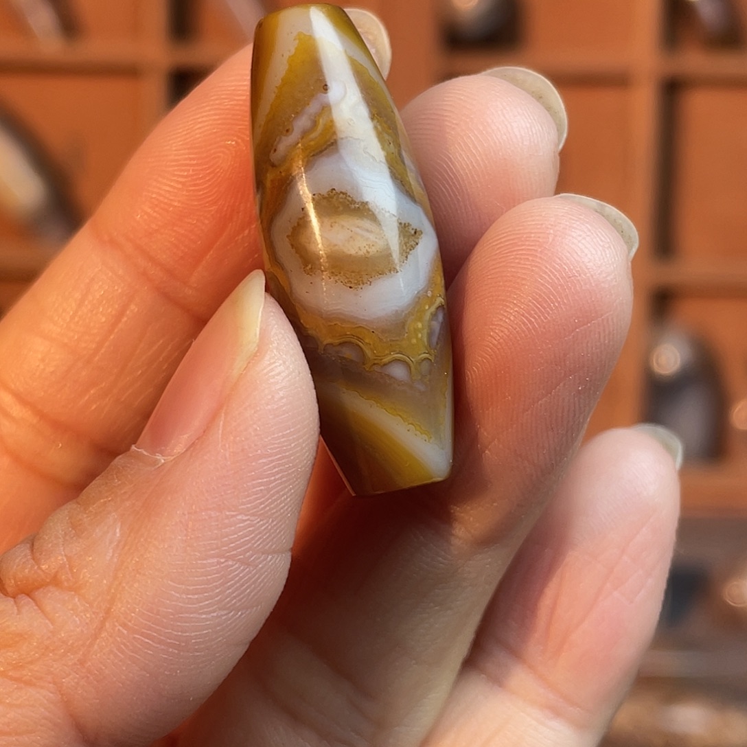 彩***y玛瑙/玉髓合金颈饰