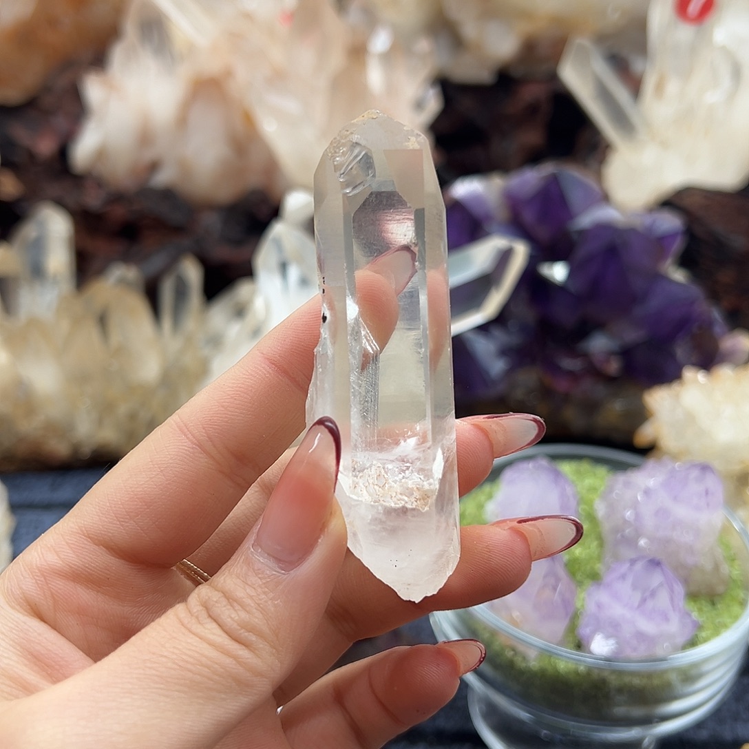 常***室银S925镶嵌珠宝半成品水晶