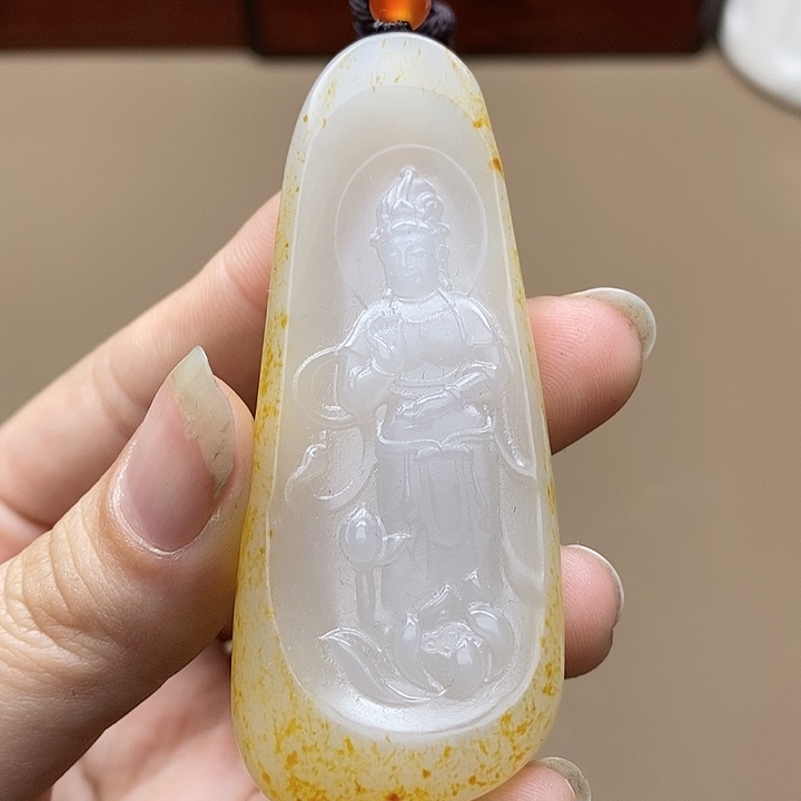 和田玉挂件未镶嵌F