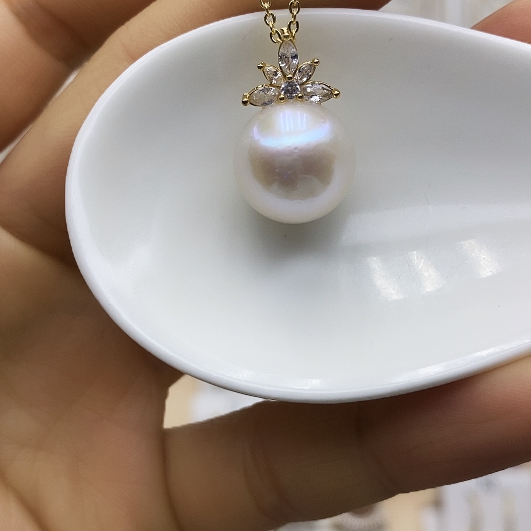 淡水珍珠颈饰合金