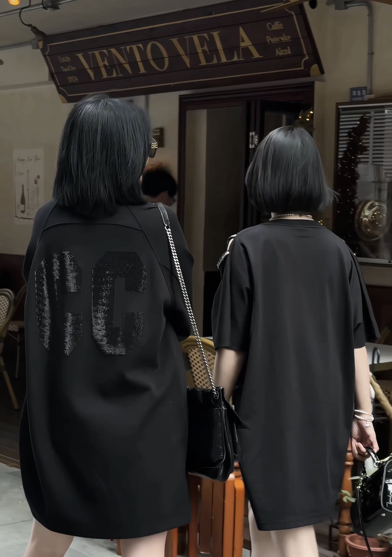 【娜姐6918新款】CC大码韩版时装高奢女装宽松显瘦闪钻T恤连衣裙