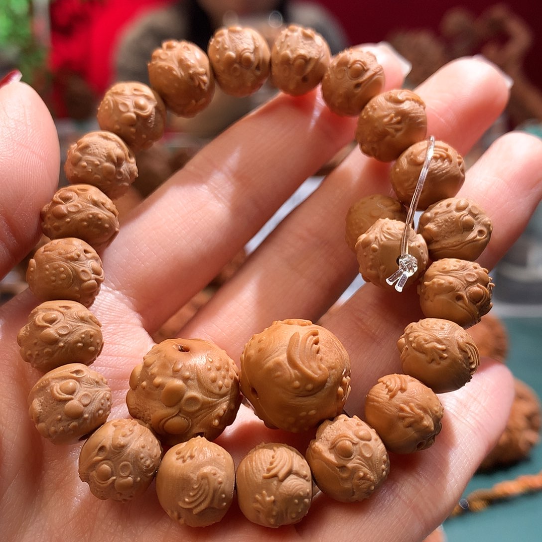 猴头核桃手串———————-