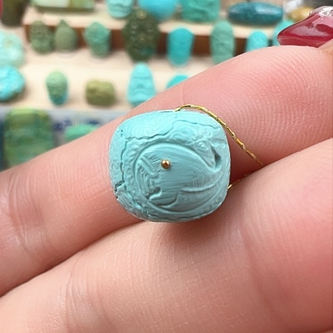 绿松石配饰未镶嵌