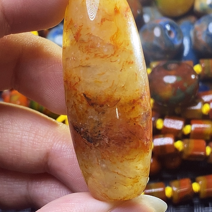 萌***萌玛瑙/玉髓未镶嵌颈饰