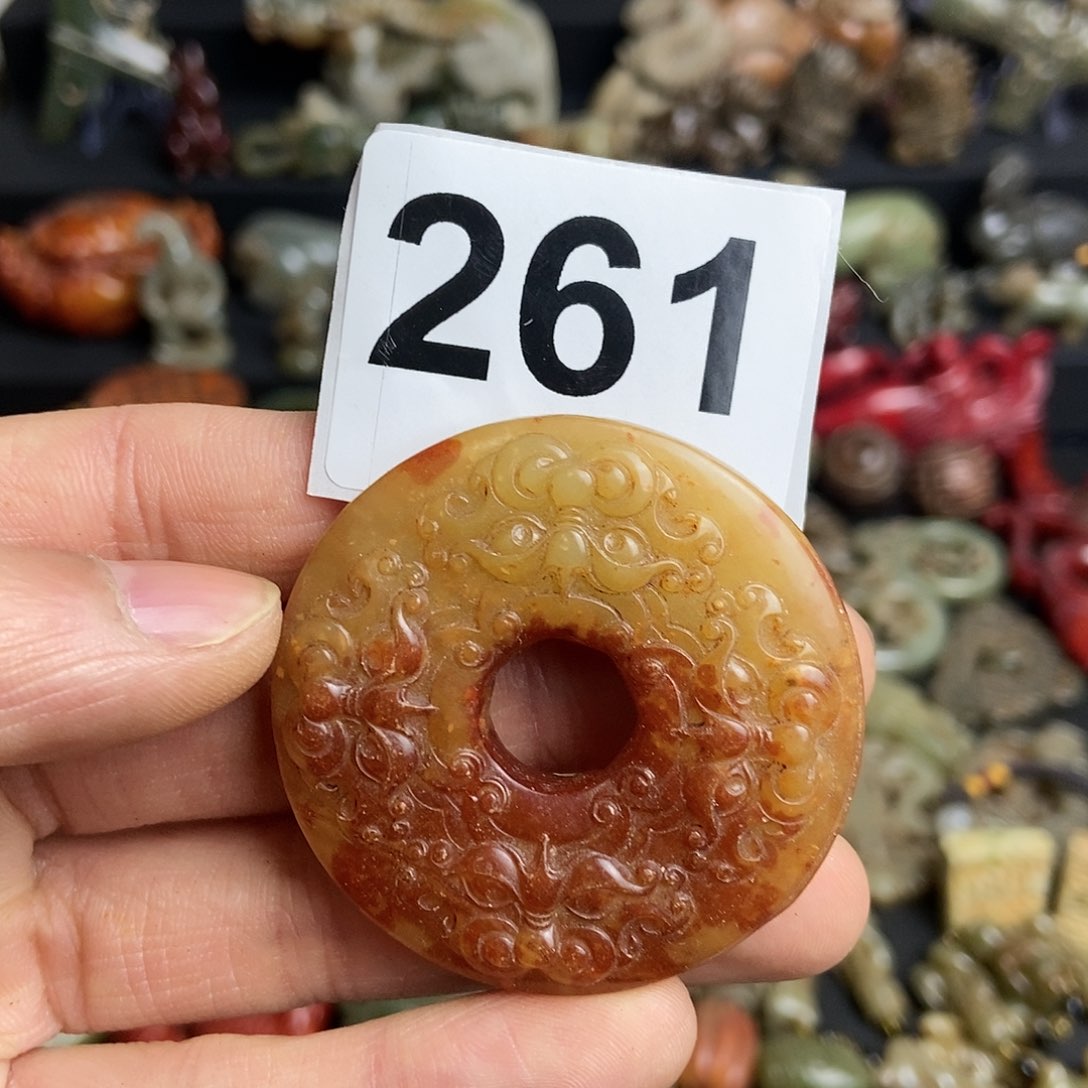 和田玉（糖玉）饰品未镶嵌云****9