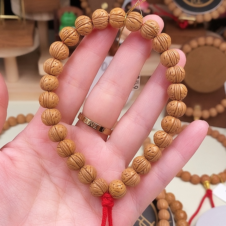 手串桃核小馒头边尺9抛光尺寸误差0.5mm之间