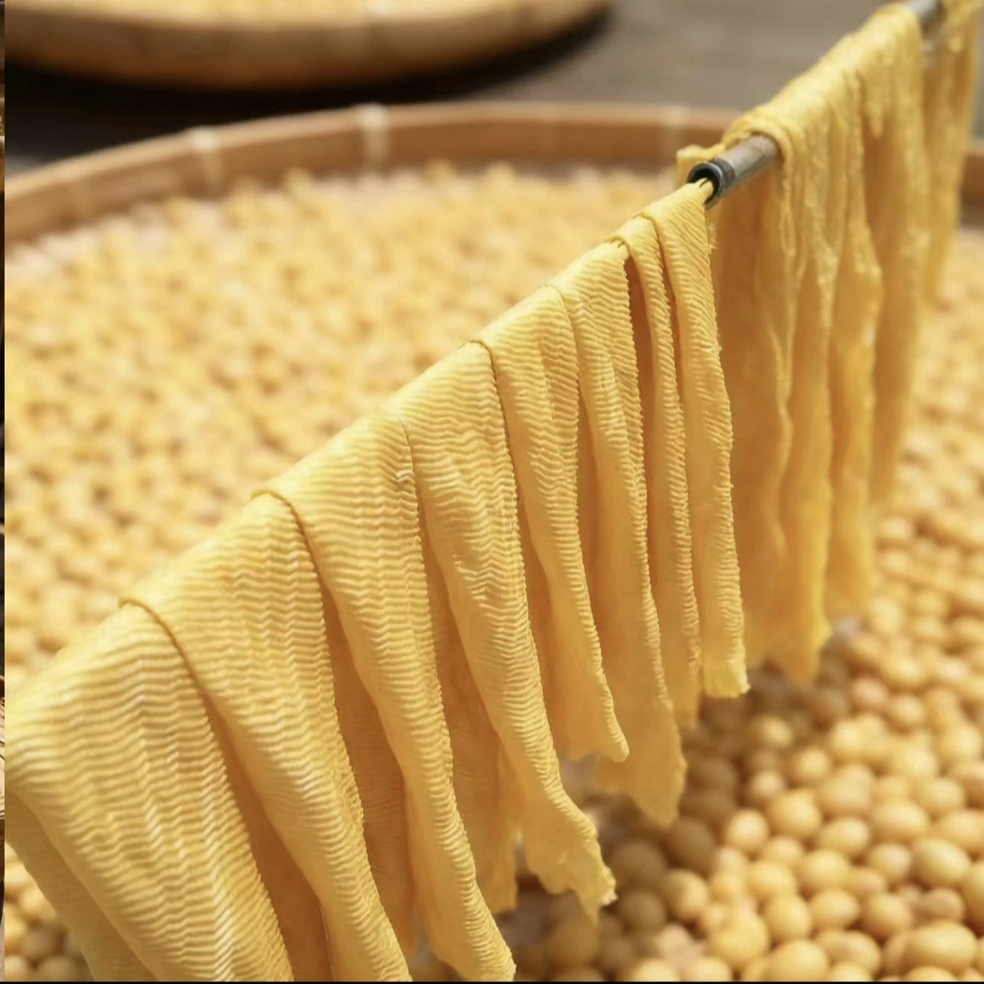 达福集【包邮2斤/无盐粒】老式人造肉豆皮蛋白肉凉拌炒菜火锅卤炖