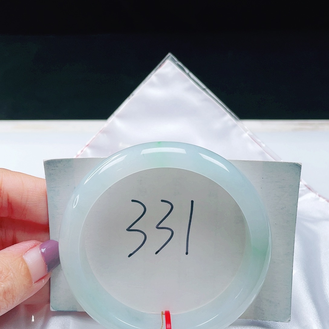 翡翠未镶嵌手镯缅甸翡翠58