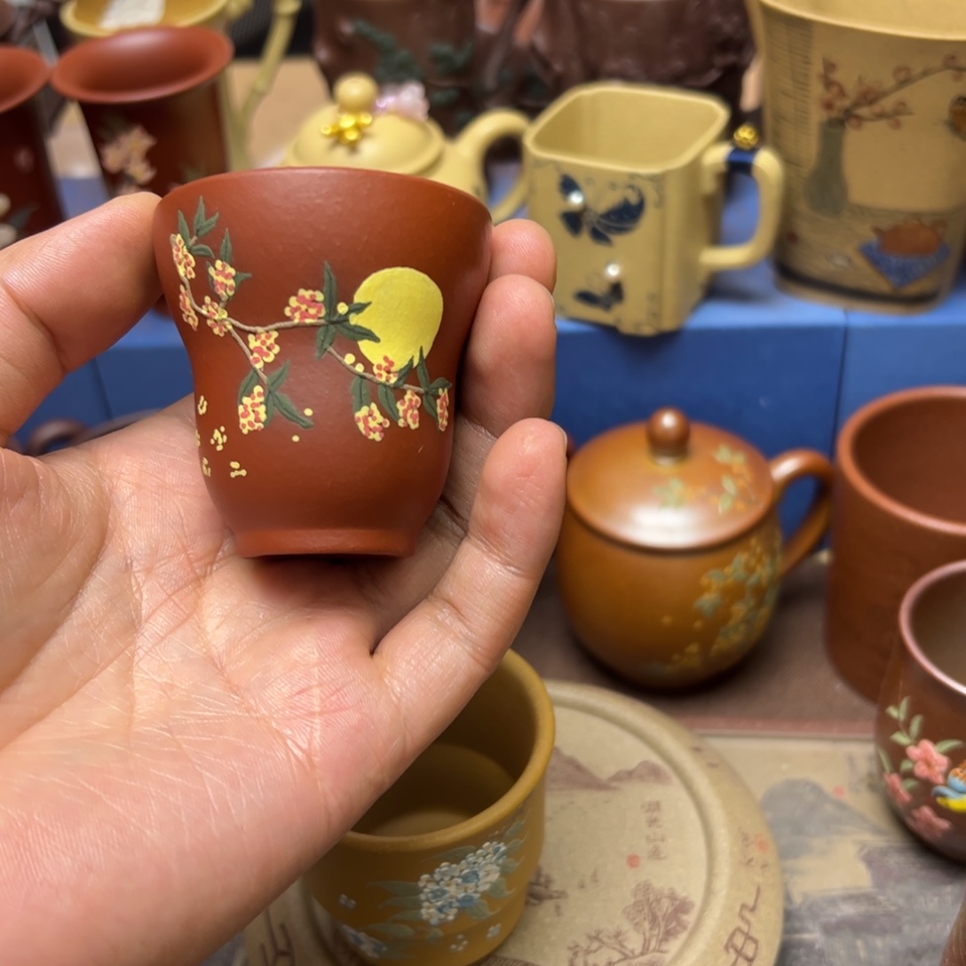 紫砂茶杯紫砂主人杯60cc