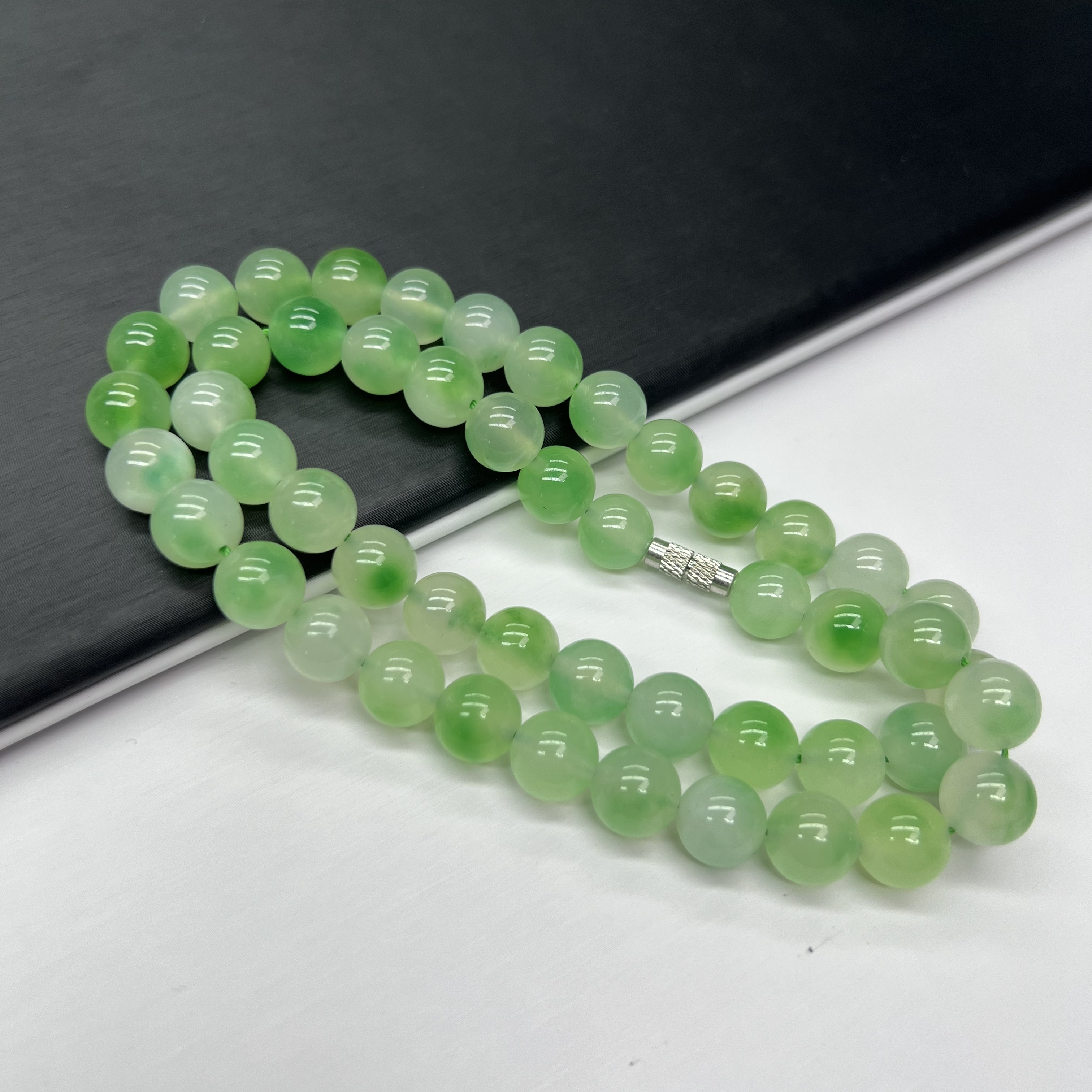 a325绿飘妈妈链10mm手链百搭