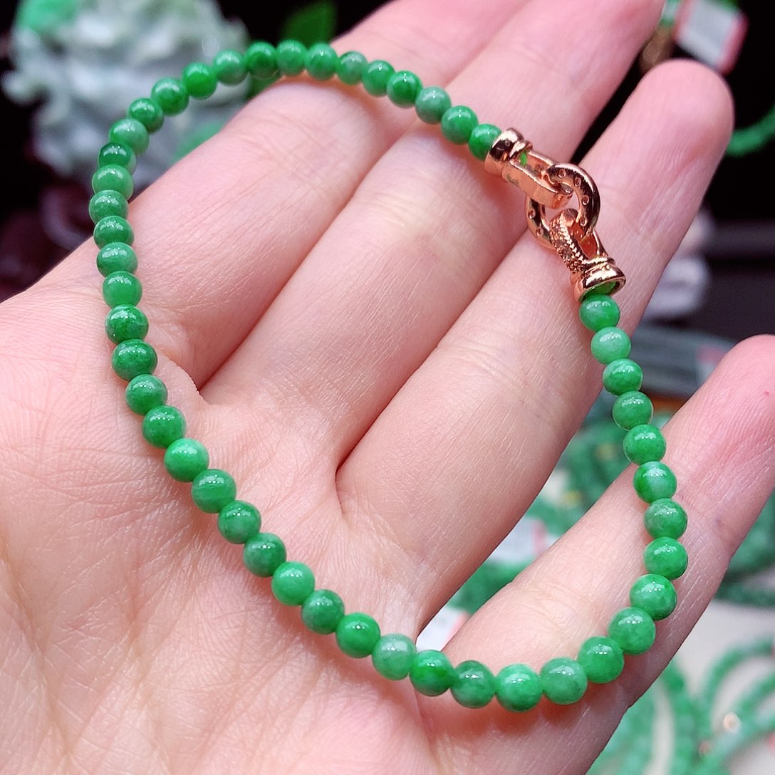 翡翠未镶嵌手链翡翠