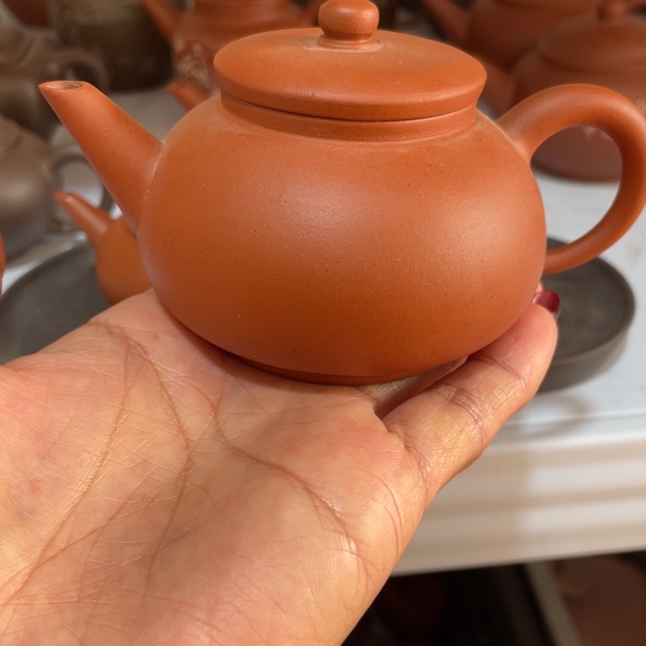 紫砂茶壶红泥小平盖140 C