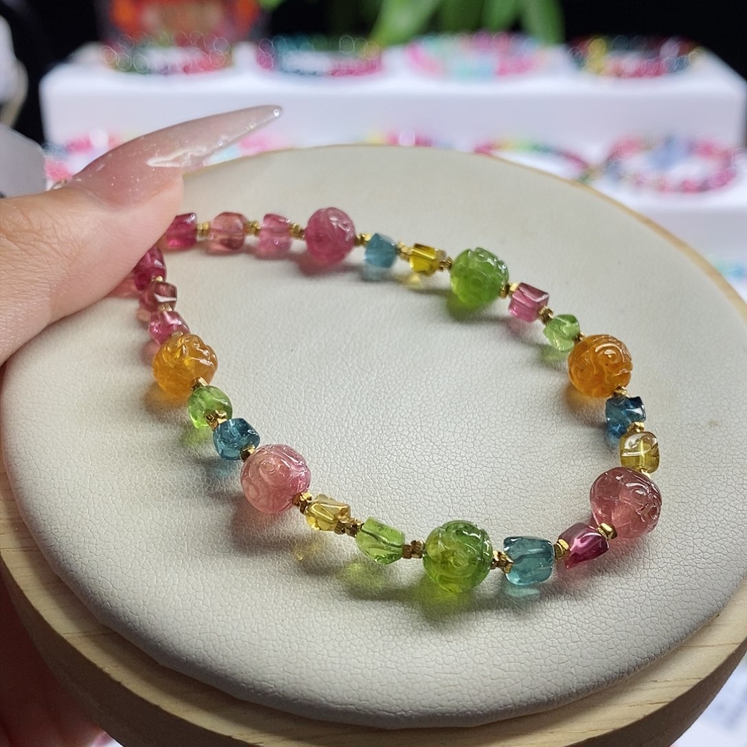 手链未镶嵌碧玺回纹