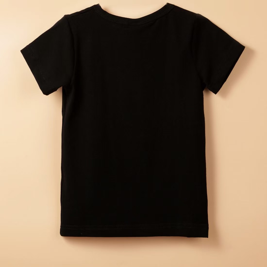 印花螺纹短袖侧腰盘扣国风T恤半袖运动黑色休闲经典