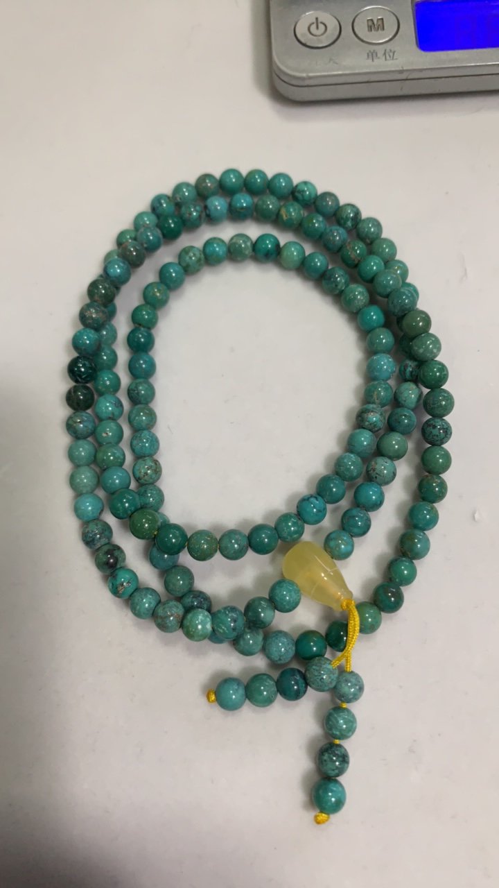 天然原矿绿松石多圈