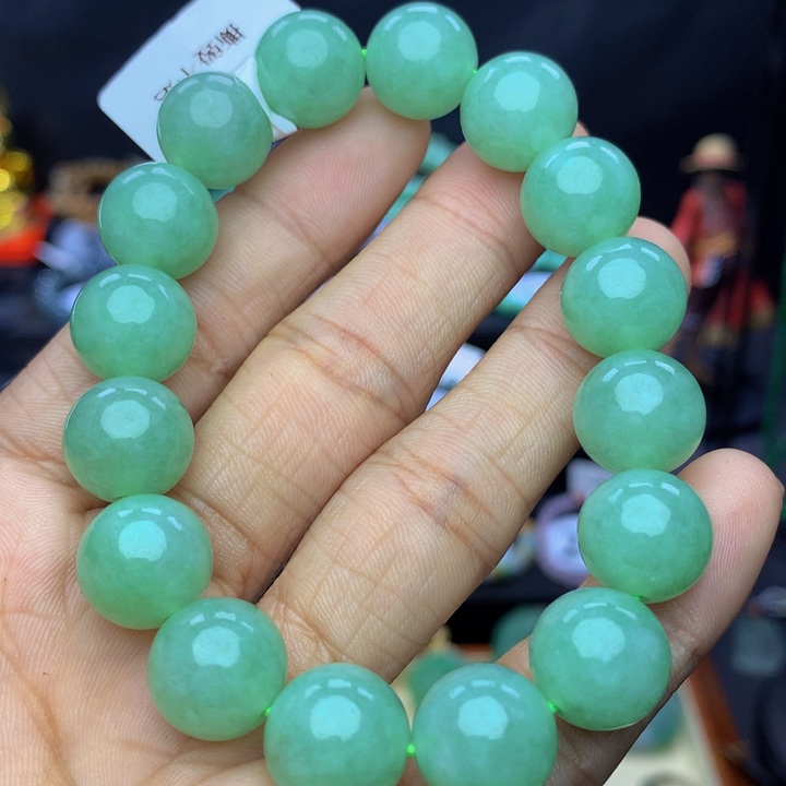 翡翠手链未镶嵌翡翠 12.8 