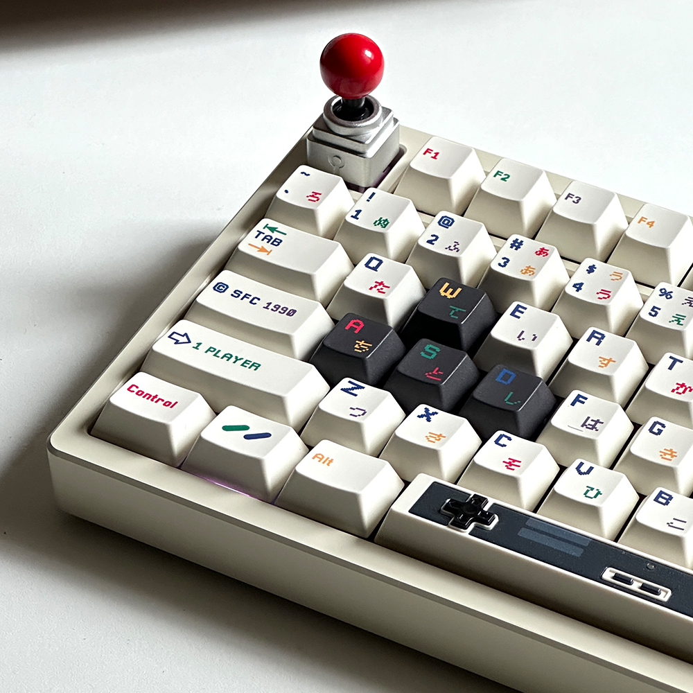 FBB原创SFC键帽1990热升华PBT客制化NGC机械键盘87键个性wooting