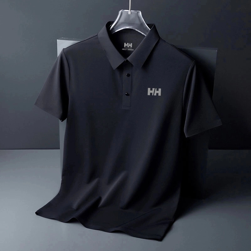 HELLYHANSEN海丽汉森男士休闲短袖t恤户外运动亲肤透气弹力POLO衫