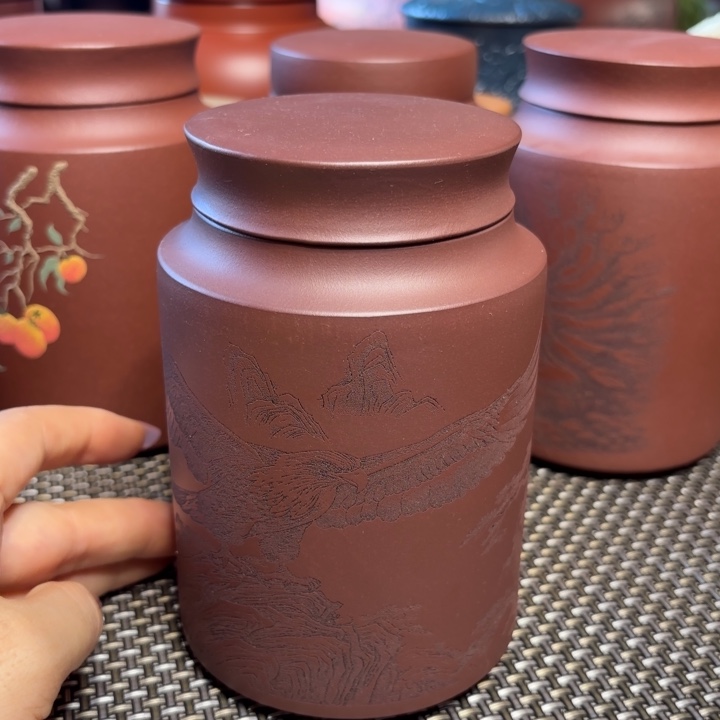 紫砂茶叶罐中高端紫砂茶叶罐