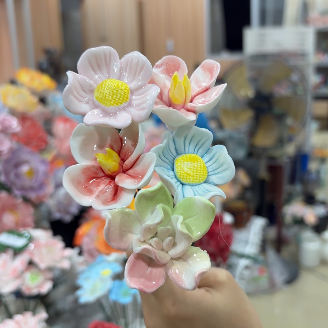 陶瓷花，20元发货，退款拉黑