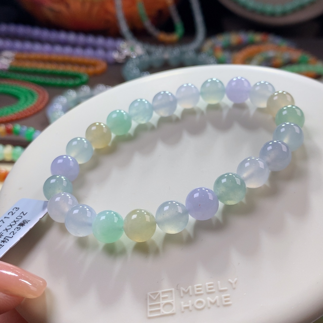 未镶嵌手链翡翠冰胶幻彩卡8